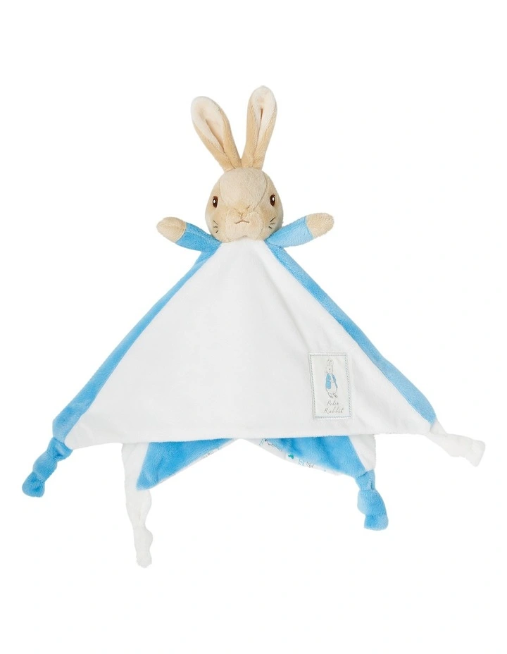 Comfort Blanket in Blue and White