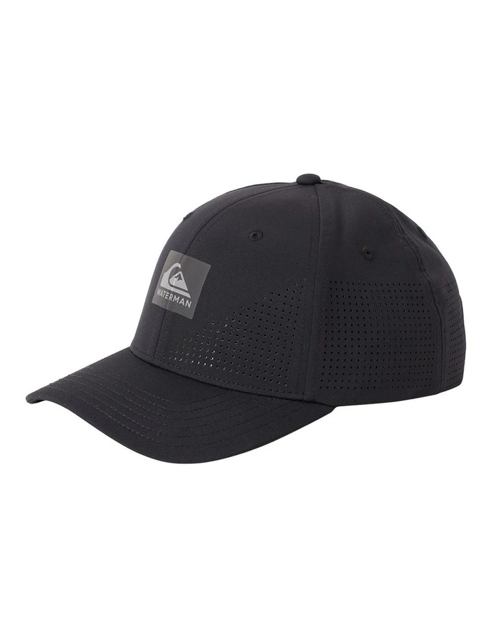 Perf Turf Snapback Cap In Black