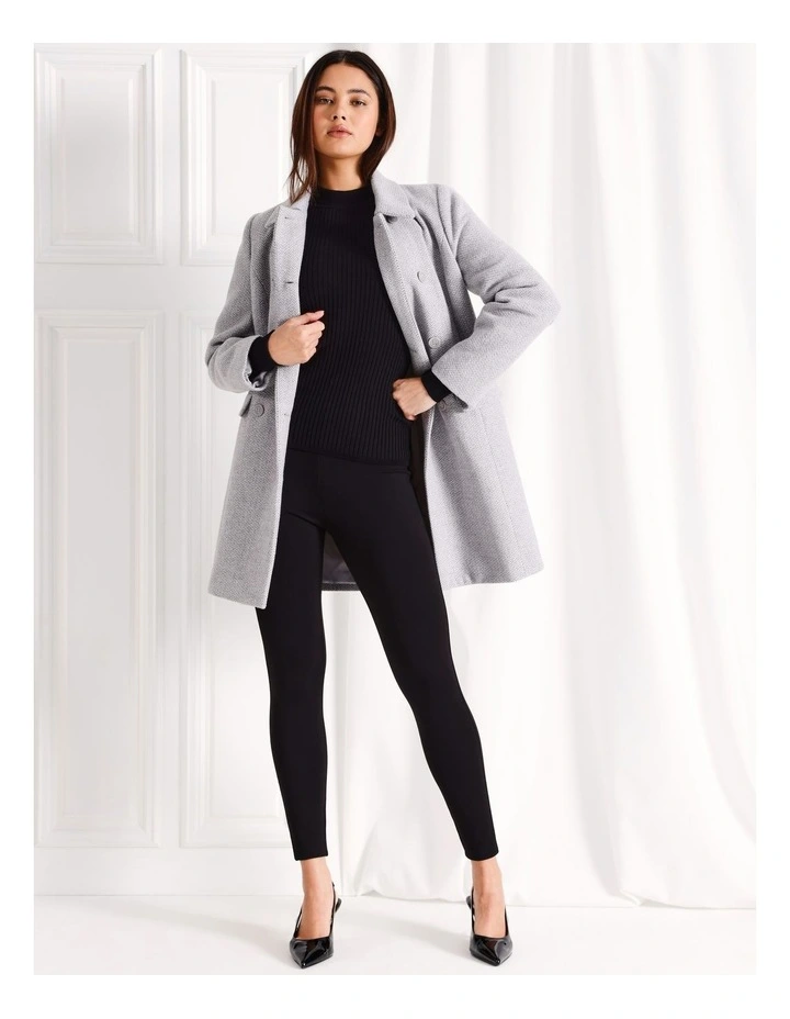 Ponte Legging in Black