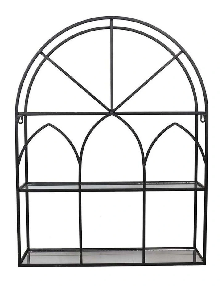 Arch Wall Shelf 47cm in Black