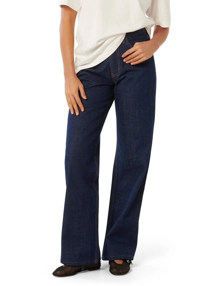 Sky Straight Leg Jeans in Blue