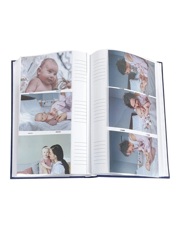 Hello Baby Photo Album 300 Photos Capacity in Navy