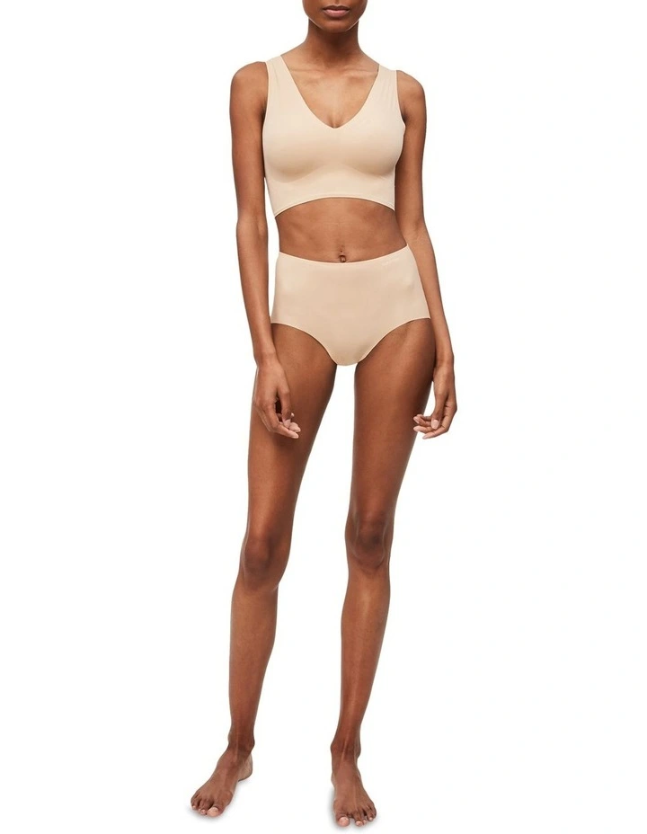 Invisibles Comfort Lightly Lined V Neck Bralette Bare Beige