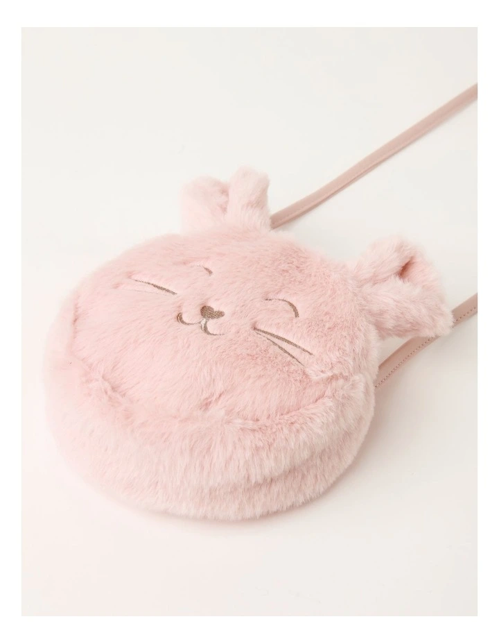 Fluffy Bunny Bag in Pink