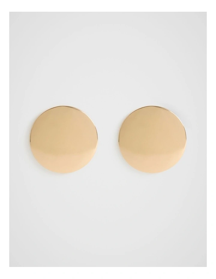 Oversized Dome Stud in Gold