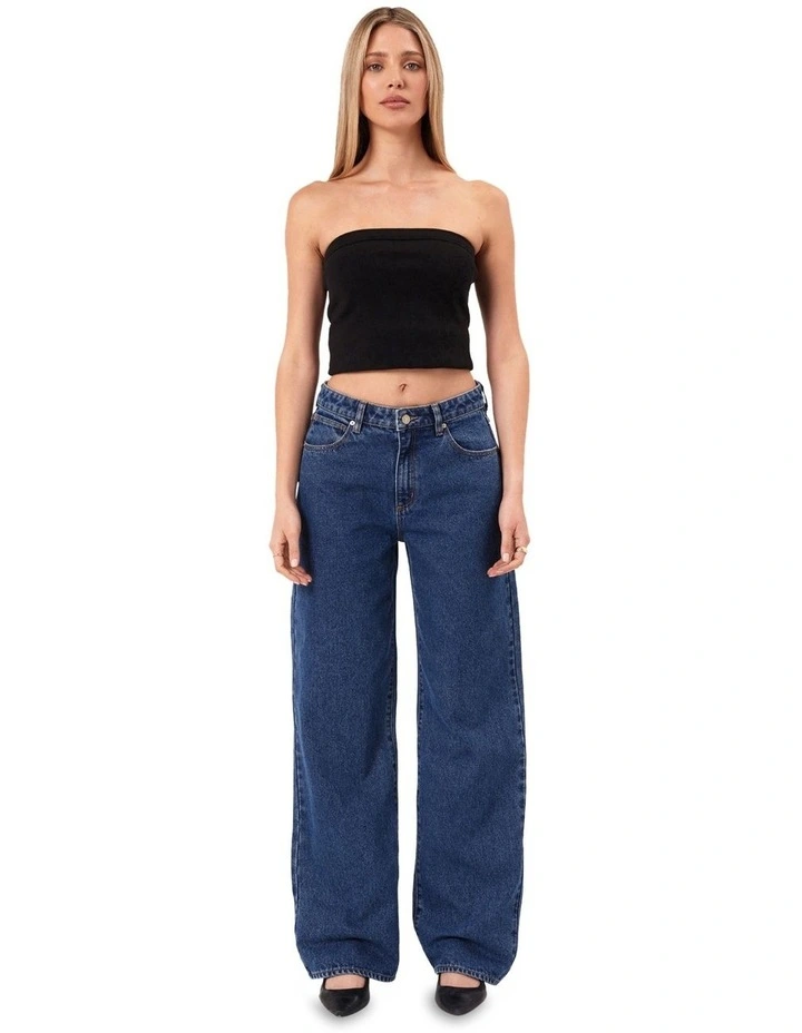 95 Baggy Bella Jeans in Mid Blue