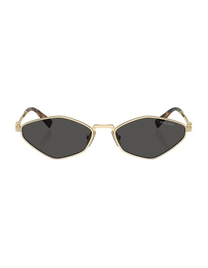 MU 56ZS Sunglasses in Gold