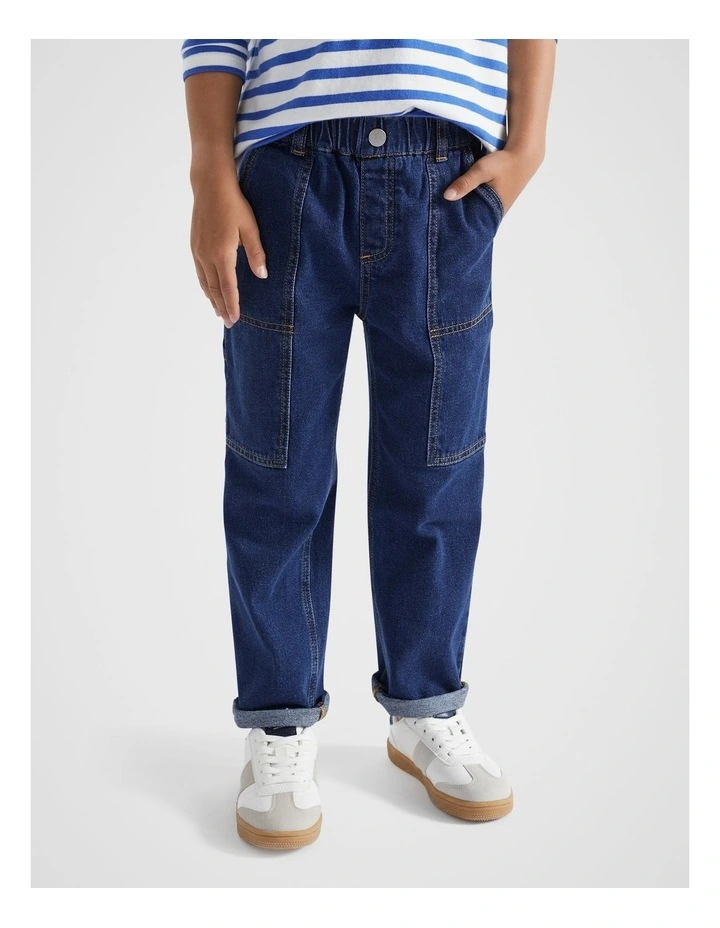 Denim Carpenter Pant in Midnight Indigo