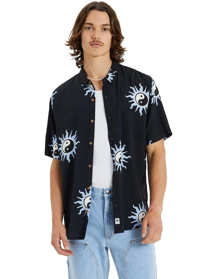 Charmed Party Shirt in Easter Egg Print