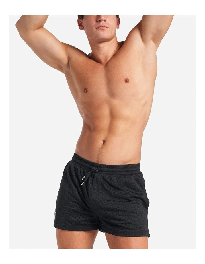 S.S.C. Mesh 3 Short in Black