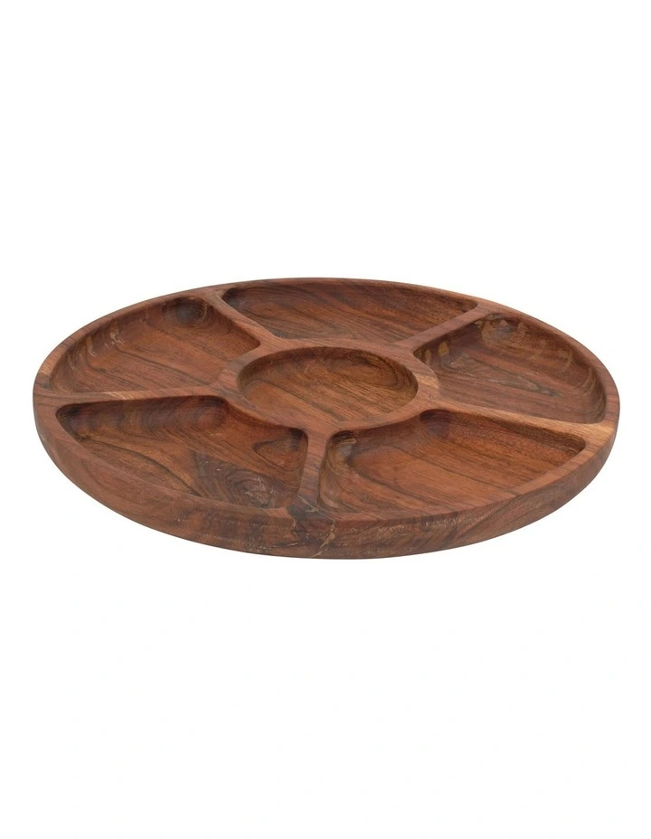 Gibson Round Divider Tray 35x3cm in Natural