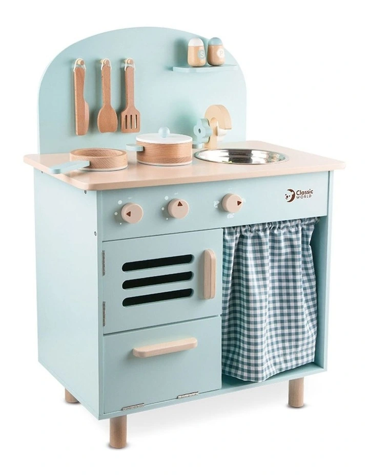 Blue Retro Kitchen