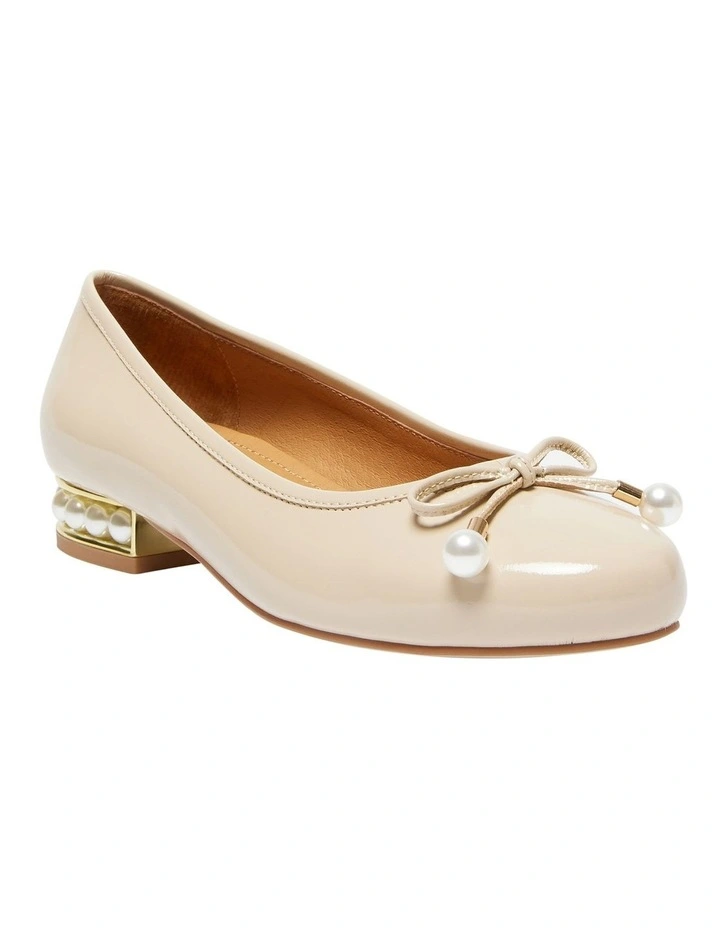 Paris Leather Ballet in Nude Patent