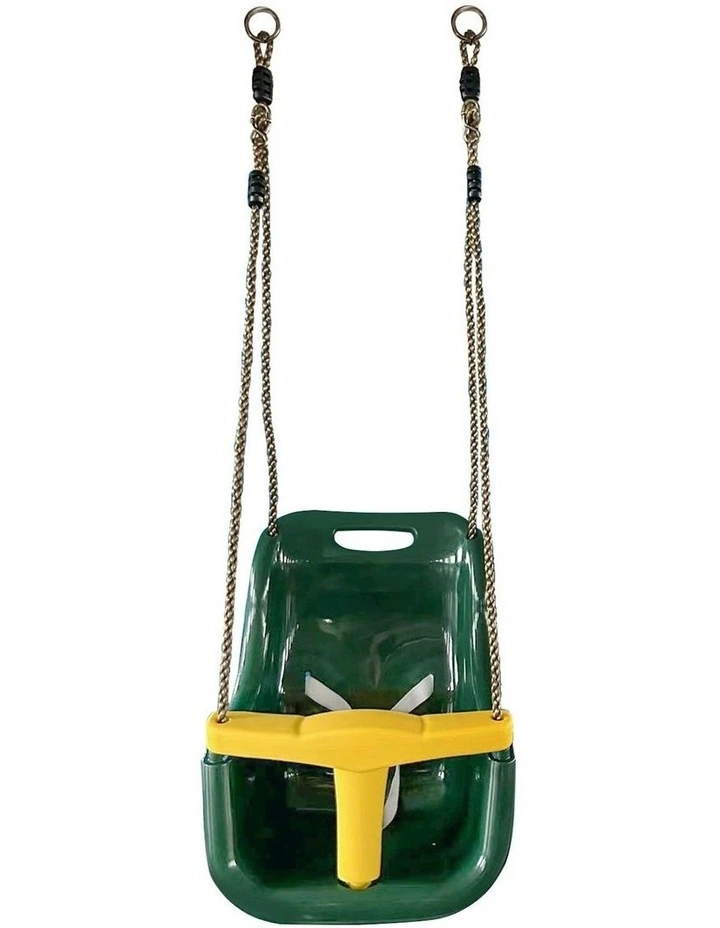 Lifespan Kids Baby Seat - Green & Yellow (Short Rope, 54cm)