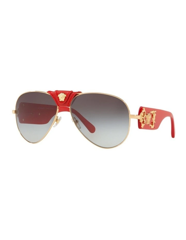 VE2150Q Gold Sunglasses