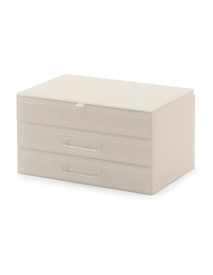 Gabriella Nude Medium Jewellery Box