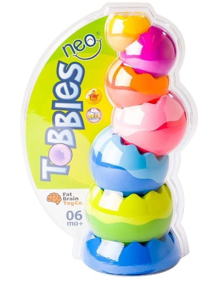 Tobbles Neo 6m-4y for Baby/Kids/BPA Free Stackable/Stacking Toy