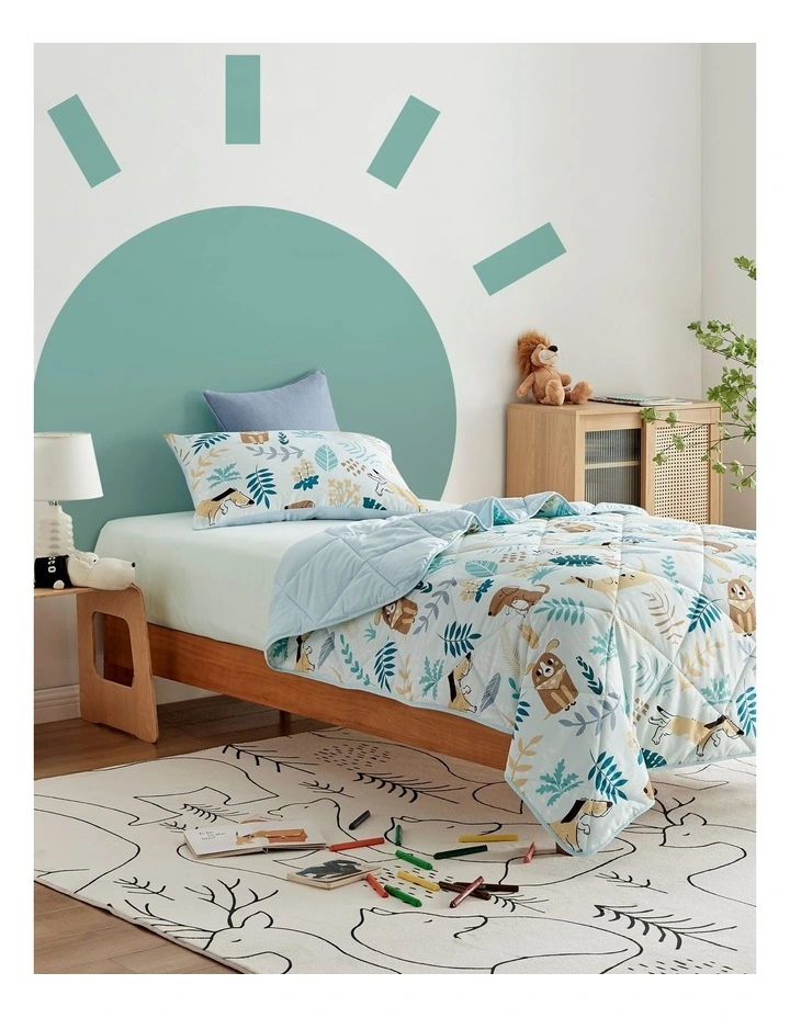 Puppy Love Comforter Set in White
