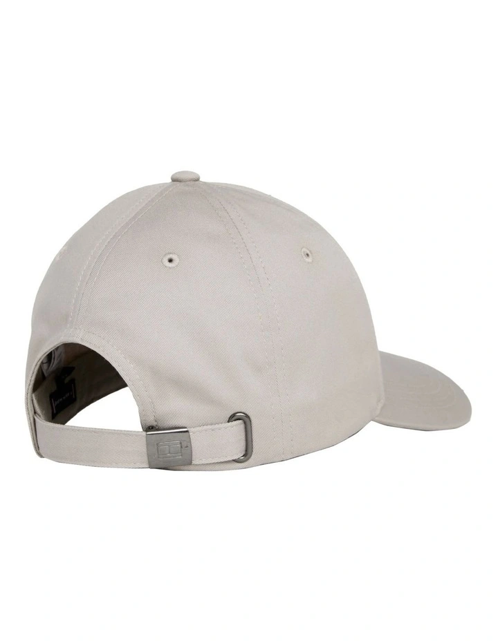 Flag Cotton 6 Panel Cap in Brown