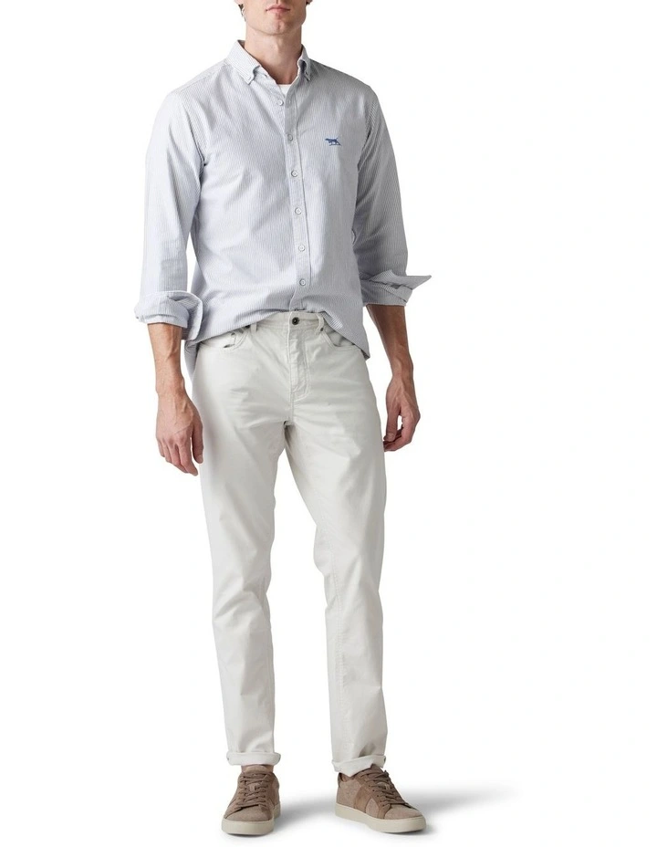 Gunn Straight Fit Jean Long Leg in Coconut