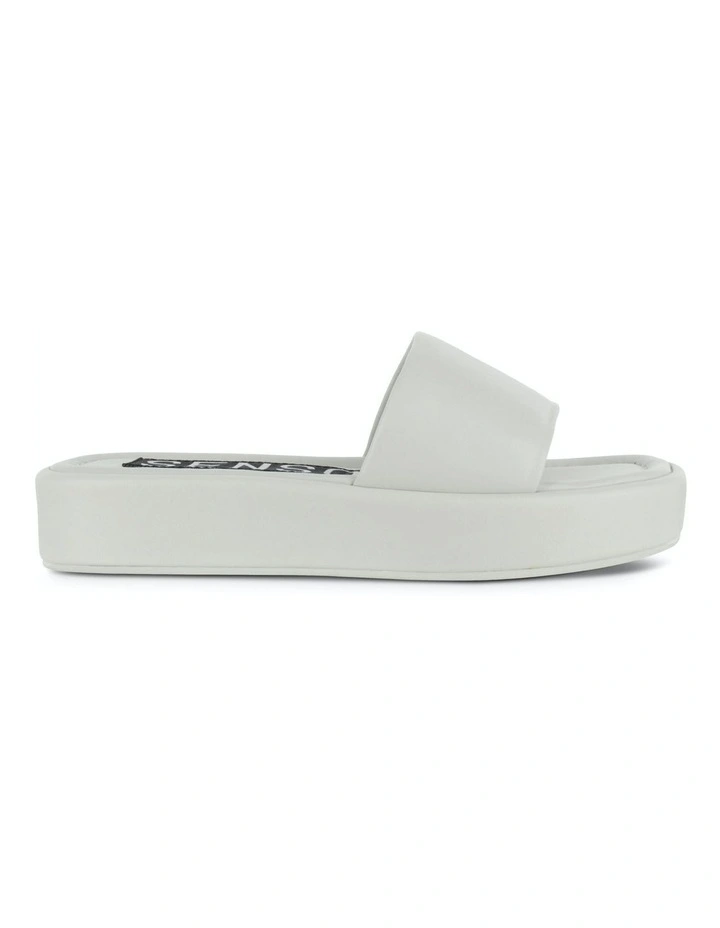 Xyla Flat Sandals in White