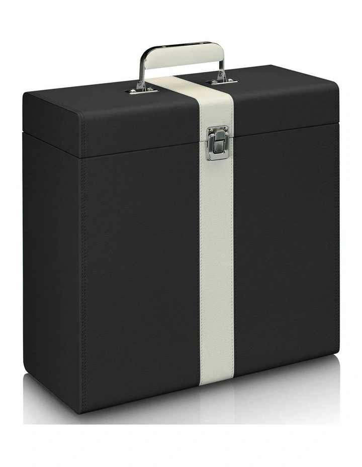 Vintage Record Case in Black