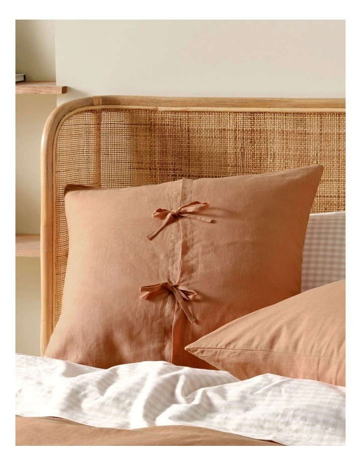 Nimes Quilt Cover Set In Clay