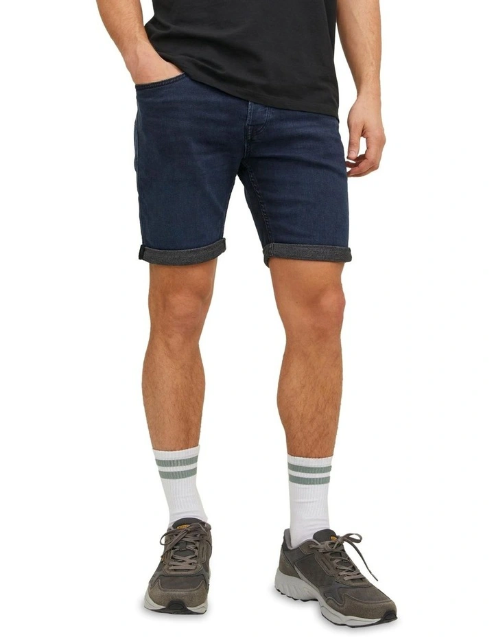 Rick Icon 604 Shorts in Blue Denim