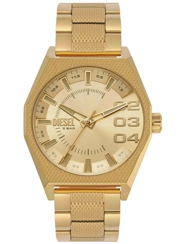 Scraper Analogue DZ2173 Watch in Gold