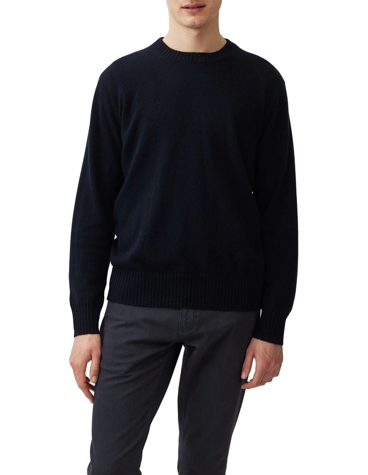 Christchurch Knit Sweater in Deep Ocean