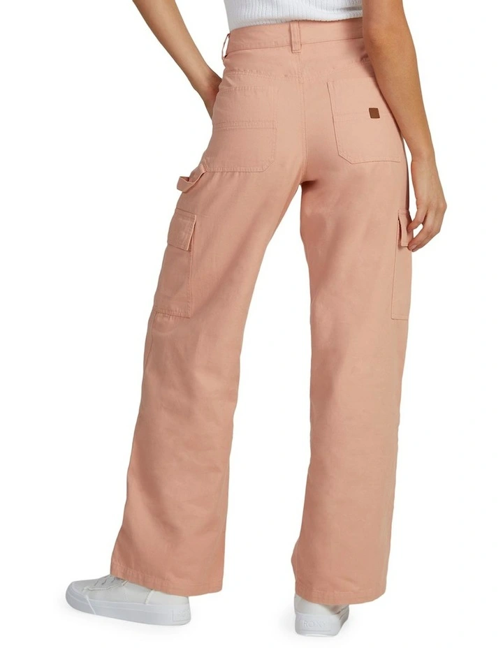 Lefty Cargo Trousers in Cafe Creme