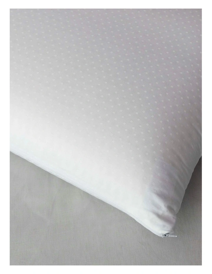 Classic Medium Profile Latex Pillow in White