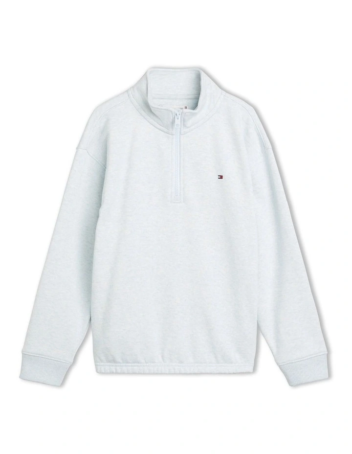 Essential Half-Zip Sweatshirt (8-16 Years) in Blue