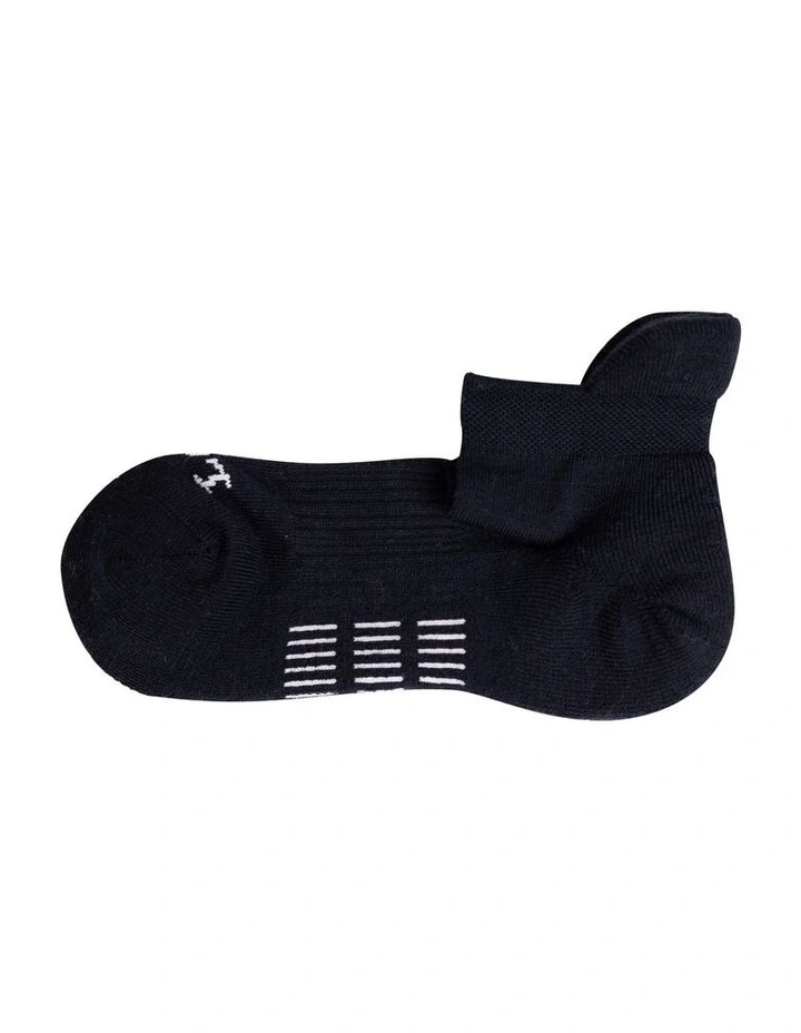 Active Ankle Socks in Black