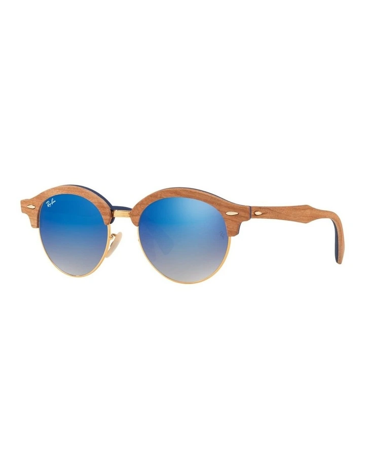 Clubround Wood Brown RB4246M Sunglasses