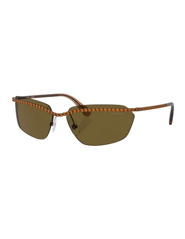 SK7001 Sunglasses in Brown