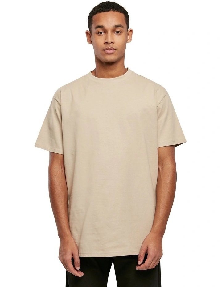 Heavy Oversized Tee in Sand