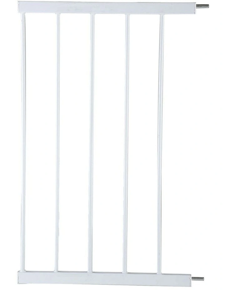 Baby Safety Gate and Pet Barrier Adjustable 45cm Door Extension in White