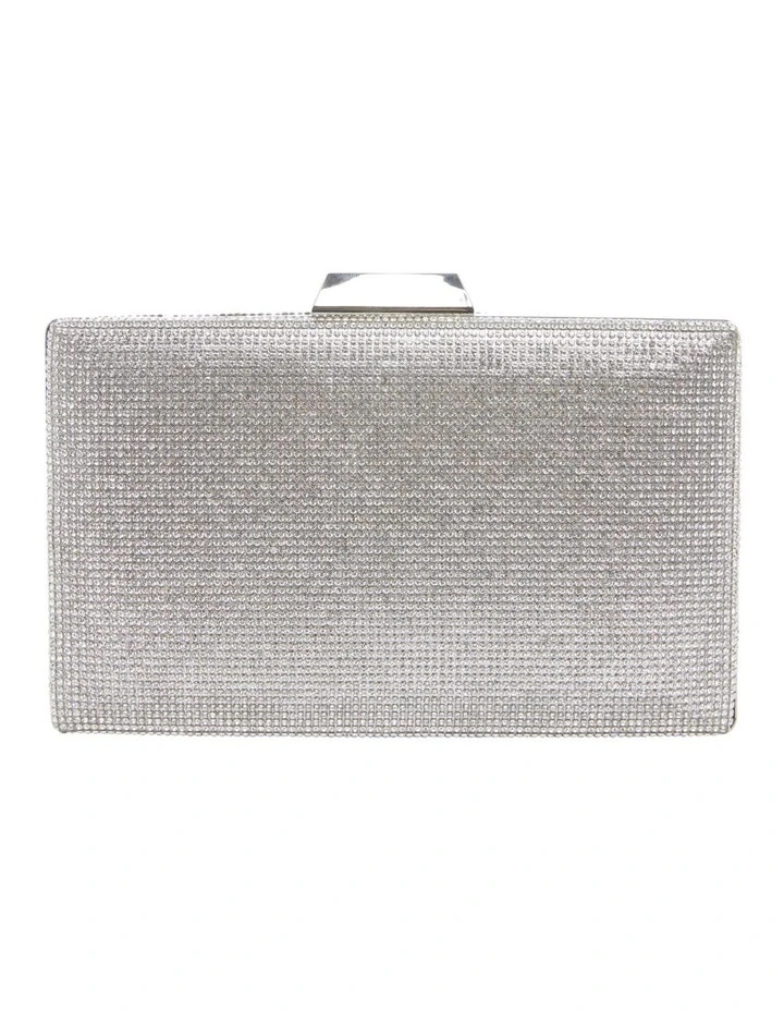 Desyre Clutch Bag in Silver