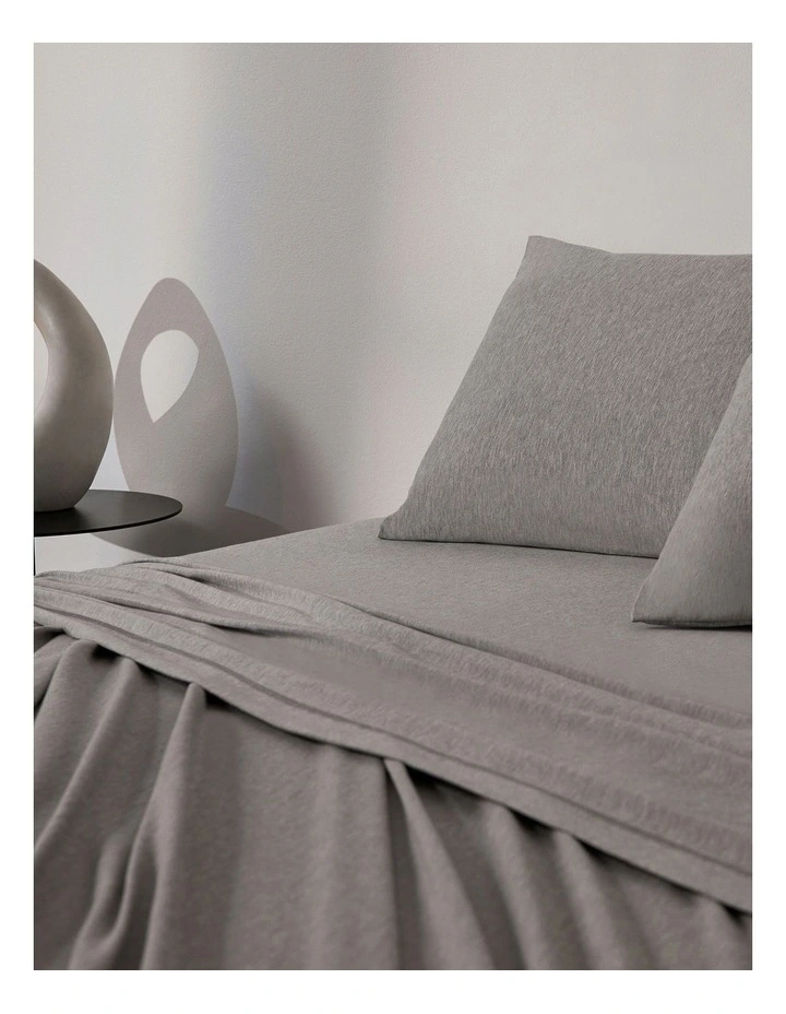 Modern Cotton Harrison Sheeting in Grey