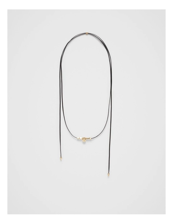 Gia Western Necklace in Black
