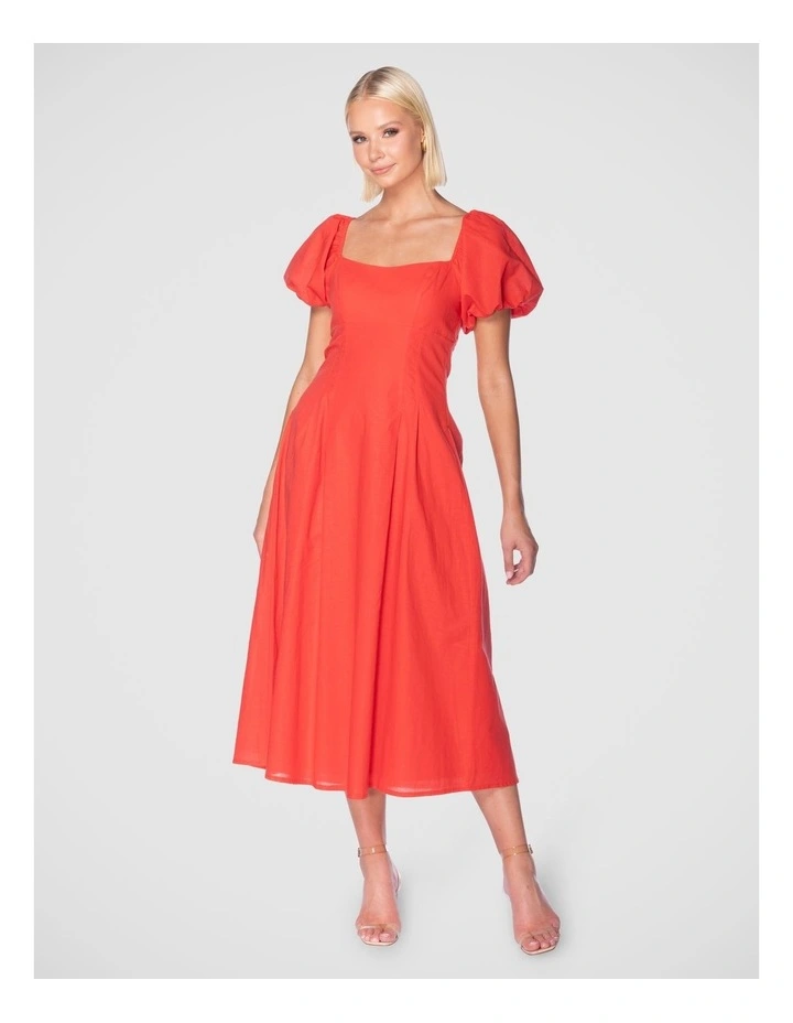 Caprice Dress in Red