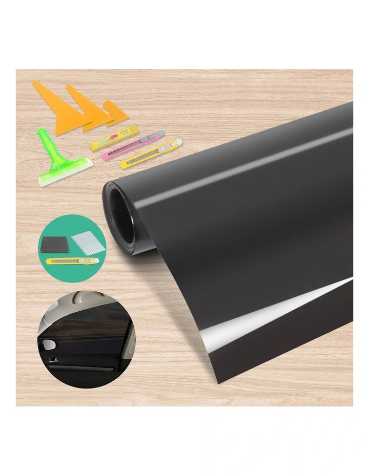 Window Tint Film Roll Home Tinting Tools Kit 76cm X 7m 5% VLT in Black