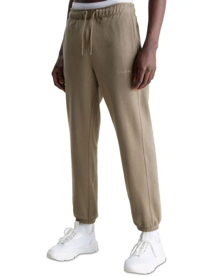 Knit Pant in Grey Olive