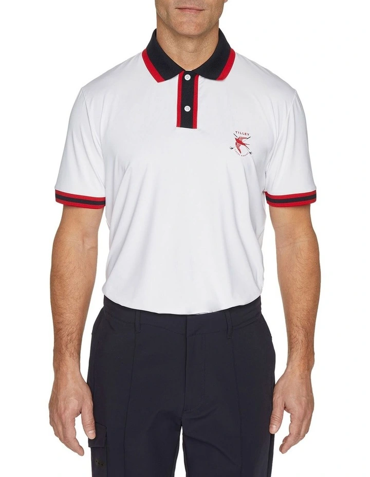 18 Hole Polo in White