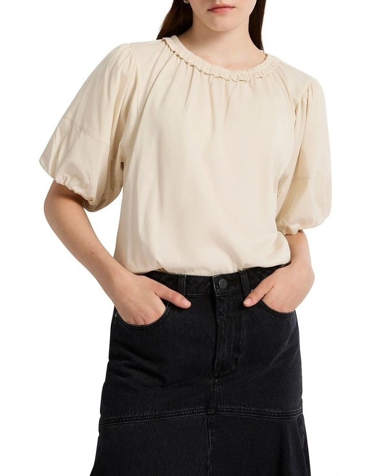 Part Of Me Top in Ecru