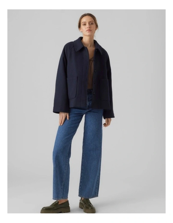 Giovanna Short Jacket in Navy