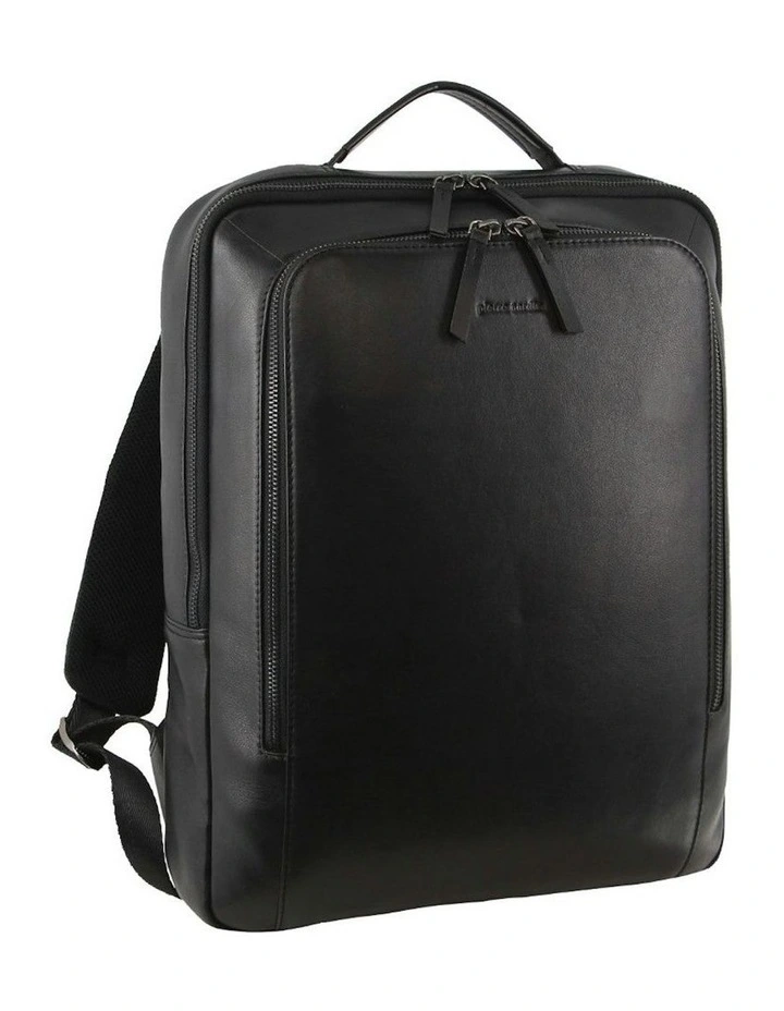 Leather Business/Laptop Bag in Black
