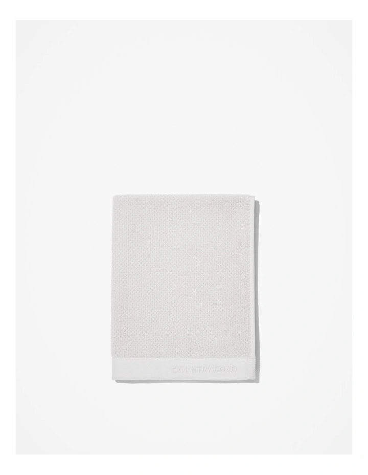 Calo Australian Cotton Hand Towel in Pale Grey