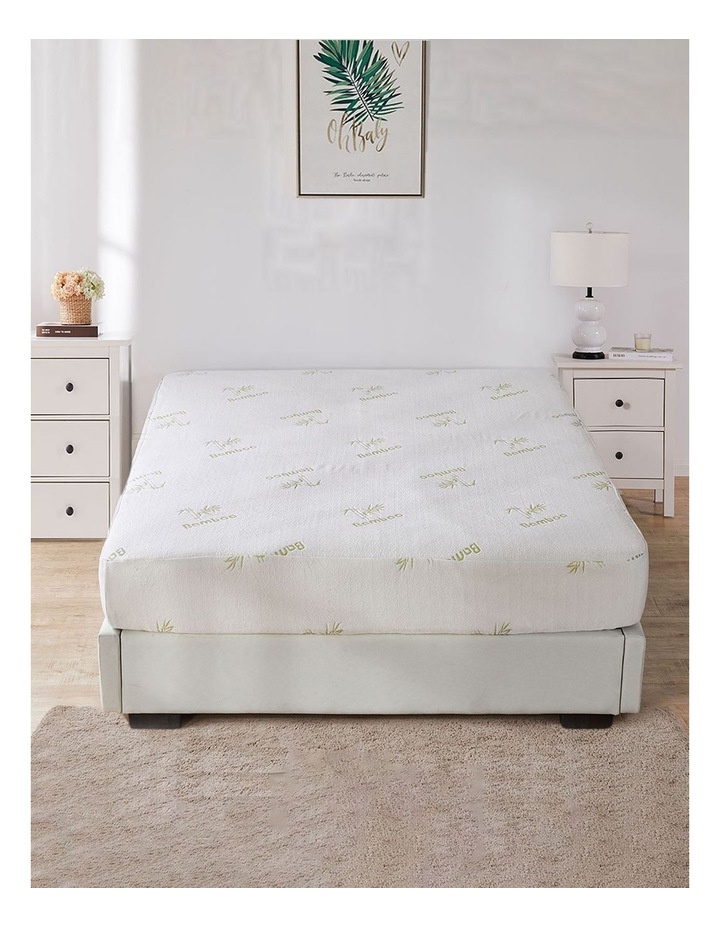 King Single Hypoallergenic Mattress Cover in White